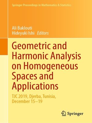 cover image of Geometric and Harmonic Analysis on Homogeneous Spaces and Applications